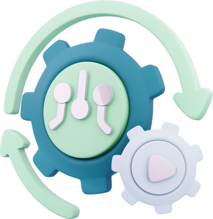 Automation 3D Icon